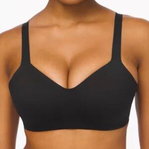 Lululemon Hold True Wireless Black Comfort Bra Size 34 D